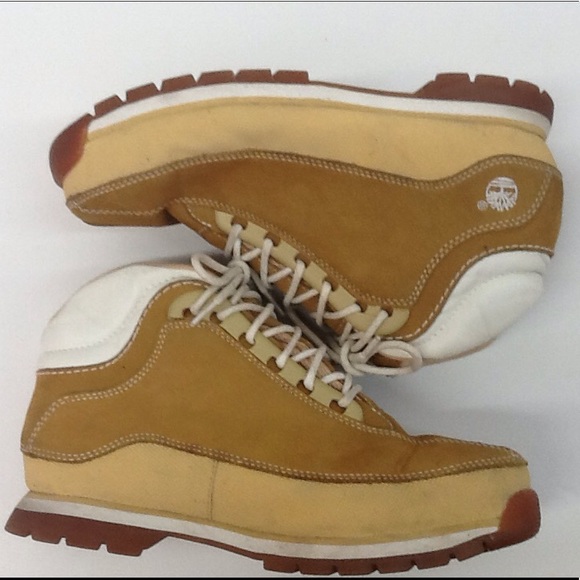 Boys Timberland Lace up Boots Size 5 - Picture 5 of 8